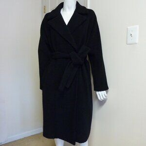 Theory Teddy Belted Wool-Blend Coat